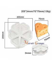 Heart Cheese Silicone Mould
