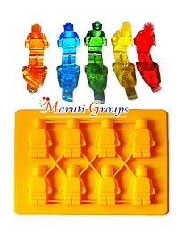 Lego Men Silicone Mould - 8 Robots Building Brick Figures
