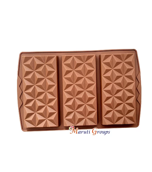 Chocolate Slab Big Bar / Slab Silicone Mould - Diamond Shape