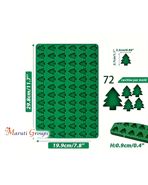 Christmas Tree Treat and Biscuit Making Mold