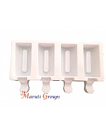 4 Cavity Ice-Cream Mould with Sticks / Popsicle