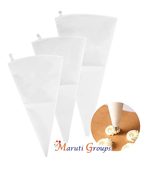 1pc Cotton Piping Bag / Piping Pastry Bag - Reusable Cotton Bag (Size 3 - 35)