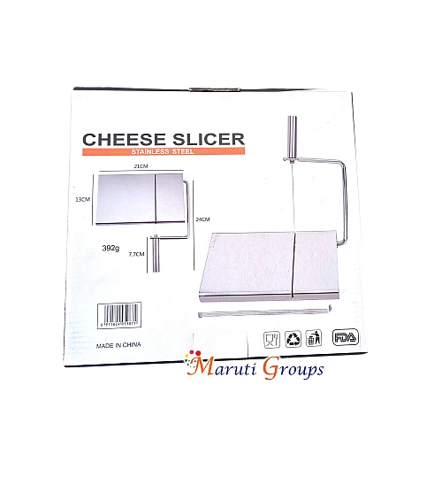 Multifunctional Stainless Steel Cheese Slicer - 21x12x24.5cm