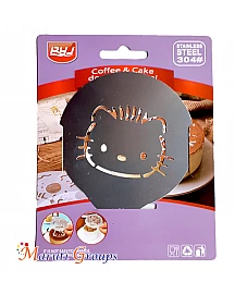 Hello Kitty Stainless Steel Stencils For Cake Decorating