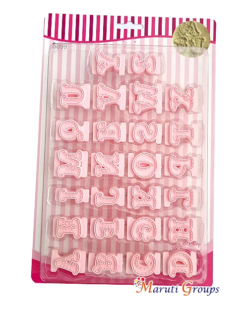 ABC / Alphabet Press Cookie Cutter Set – 26 Letters
