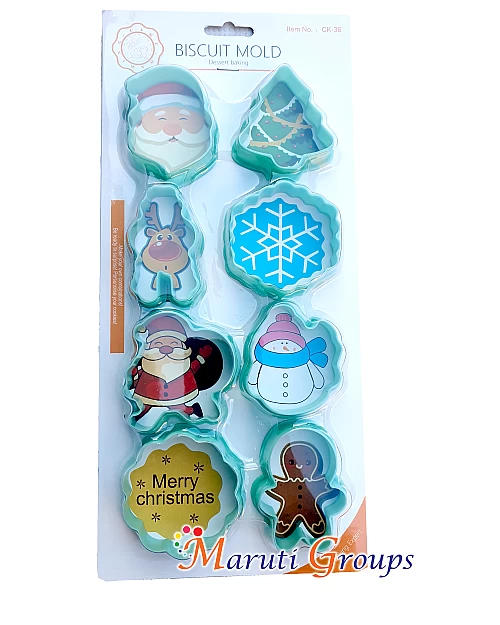 Christmas Cookie Cutter Set - 6pc Holiday Shapes