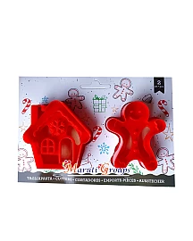 Christmas House & Gingerbread men Cookie cutter set