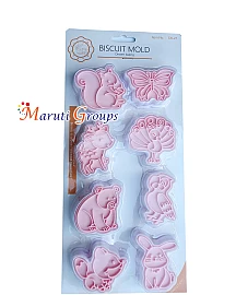 Butterfly Parrot Rabbit Polar Bear Peacock Reindeer Cookie cutter set