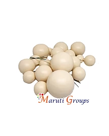 Faux Balls Cake Topper Set – Matt Yellow – 20pc for Cake Decorating