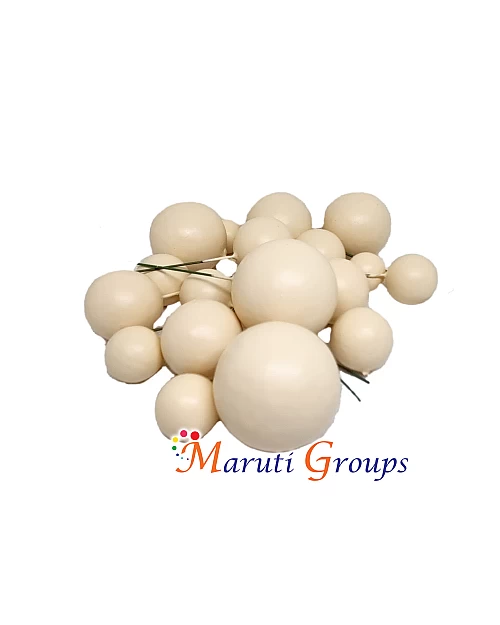 Faux Balls Cake Topper Set – Matt Yellow – 20pc for Cake Decorating