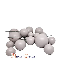 Faux Balls Cake Topper Set – Matt Grey – 20pc Assorted Sizes