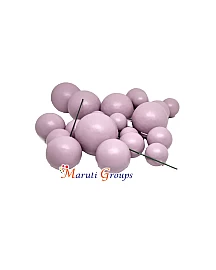 Faux Balls Cake Topper Set – Matt Purple – 20pc for Cake Decorating