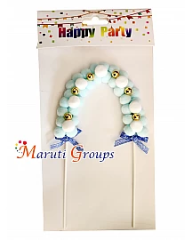 Bubble / Ball  - Cake Topper - Blue