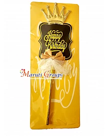 Crown Frame Happy Birthday Cake Topper