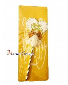 Heart Bow Happy Birthday Cake Topper For Cake Decorating - White