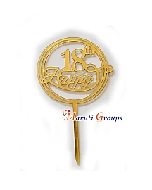 Happy 18th Cake Topper for cake decorating