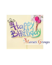 Happy Birthday Cake Topper for cake decorating 