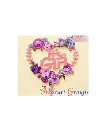 IT'S GIRL Cake Topper for cake decorating - BLUE