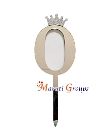 Numbers 0 Cake Topper for cake decorating -Silver Color