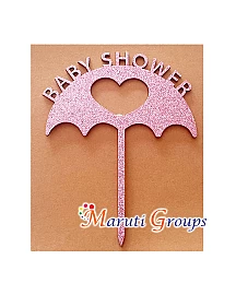 OH Baby Cake Topper for cake decorating - Pink