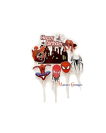 Spider-man Cake Topper and Cupcake For Cake Decorating