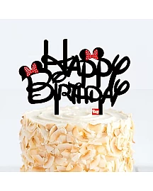 Happy Birthday Mickey Mouse / Minnie Mouse Cake Topper for cake decorating