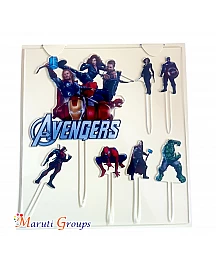 Happy Birthday Avengers Cake Topper + Cupcake Topper for cake decorating