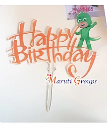 Happy Birthday PJ Mask Cake Topper for cake decorating