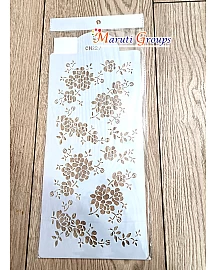 Flower Cake Stencils for Cake Decorating  - CH227