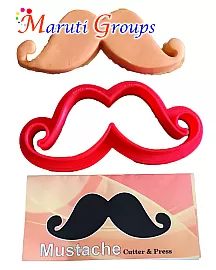 Moustache cookie cutter