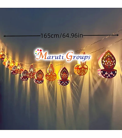 Happy Diwali Lamp LED – 165cm – Decorative Light for Diwali Celebrations