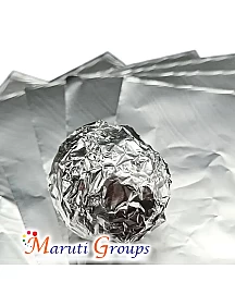 100pcs Silver Foil Candy Wrappers – 10cm x 10cm DIY Square Wrapping Papers for Chocolate & Candy Packaging