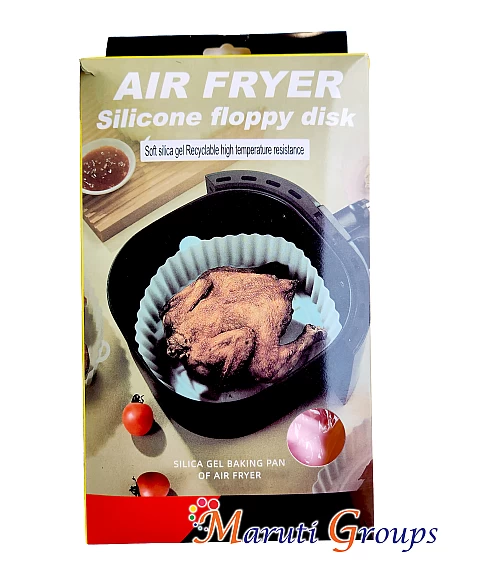 Square Silicone Air Fryer Liner - 15cm x 15cm x 4.6cm