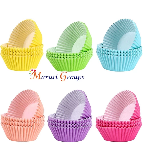 100pc Cupcake Paper / Cupcake Wrapper - White, Number 10