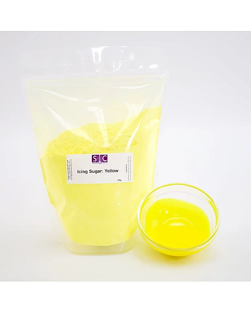 Icing Sugar 100g: Yellow