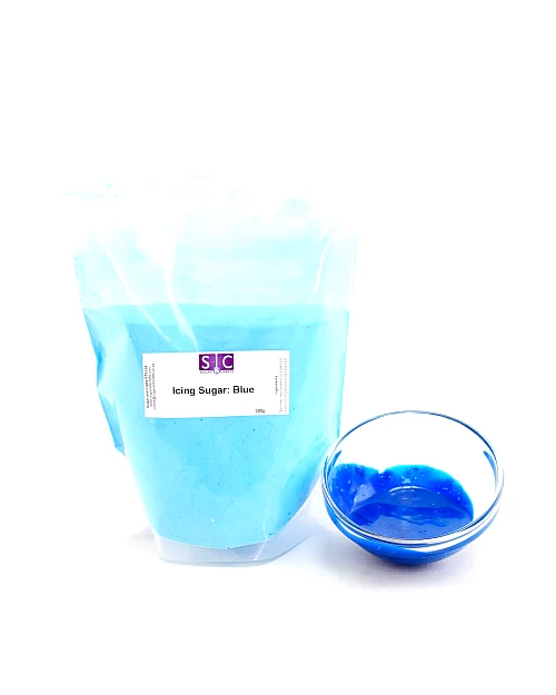 Icing Sugar 100g: Blue