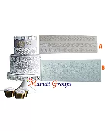 Paisley / Indian Silicone Lace Mat - A