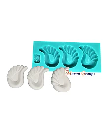 Paisley / Peacock Feather Chocolate Silicone Mould – Multi-Purpose Baking & Craft Mold (17cm x 7.4cm, Cavity 5cm x 4.4cm)