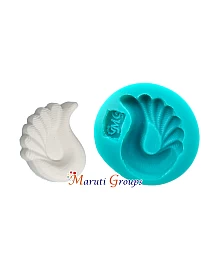 Single Paisley Peacock Silicone Mould – Chocolate, Sweet & Craft Mold (7cm x 2.1cm)