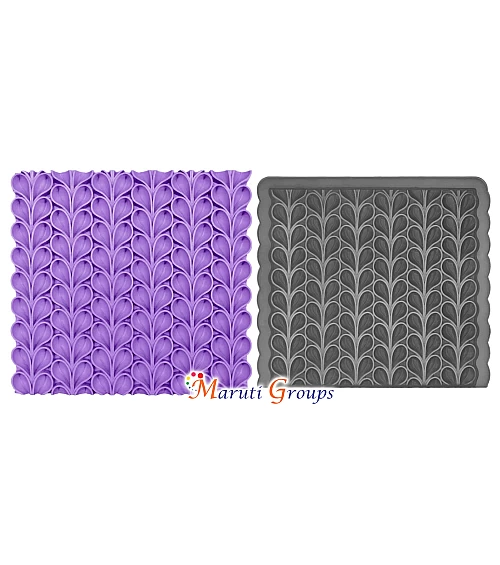 V-petal Ruffle Silicone Mould