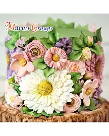 Flower Silicone Mould - 12cm x 20cm