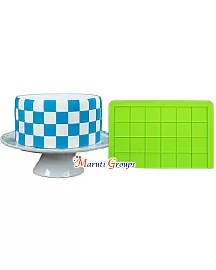 Checker block Square Onlay Silicone Mould