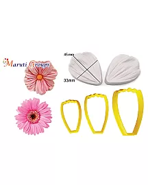 Peony Flower  Silicone Mould & Cutters