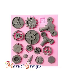Gears / Distressed Cogs Silicone Mould