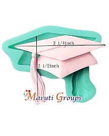 Graduation Hat Silicone Mould