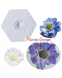 Scabiosa Stamen Flower Silicone Mould