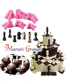 3d Chess beads Silicone Mould - Queen