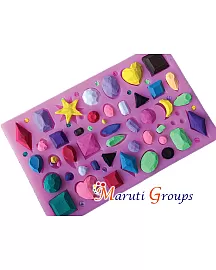 3D Vintage Jewelry Gem Silicone Mould