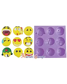Emoji Face Silicone Mould