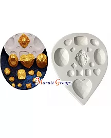 3D Vintage Jewelry Gem Silicone Mould